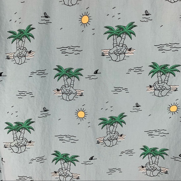 EIGHTY EIGHTGraphic Short Sleeve Casual ButtonDown - Picture 5 of 7